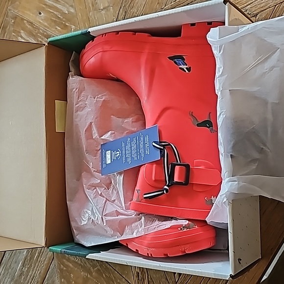 New JOULES  Molly Welly Hikedogs rubber waterproof boots wellies!  7 - Picture 3 of 10